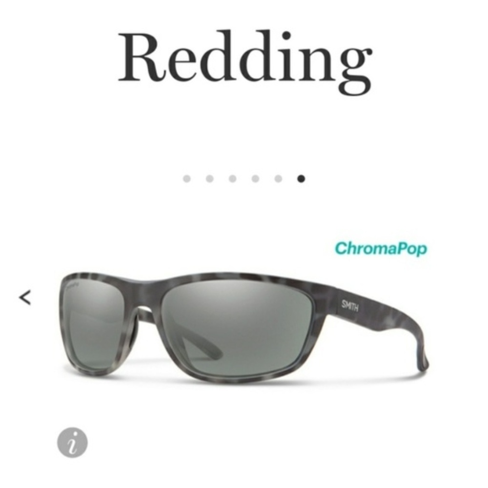 Nwt SMITH redding sunglasses Matte Ash Tortoise